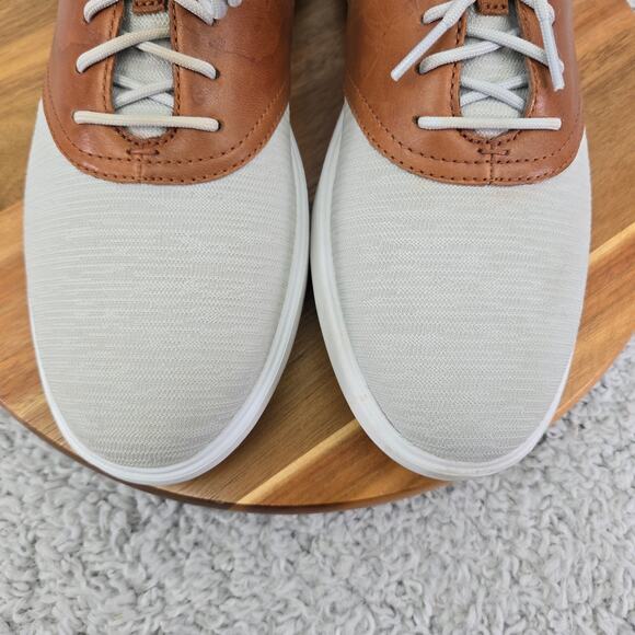 Cole Haan Grand Os Gray Brown U Throat Casual Saddle Oxford Sneaker Mens 9 M - Picture 6 of 13